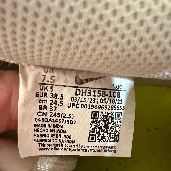 Women's Court Vision Low Next Nature Sneakers Custom Made Taylor Swift Size 7.5 - Picture 10 of 12